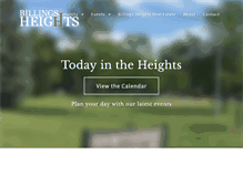 Tablet Screenshot of billingsheights.com
